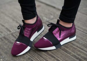 Balenciaga Race Purple Prune Sneakers Review - FEMME