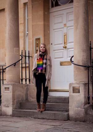 The Rainbow Scarf Outfit - FORD LA FEMME