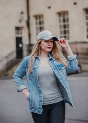 A Man in Denim Jacket and Red Cap · Free Stock Photo-lmd.edu.vn