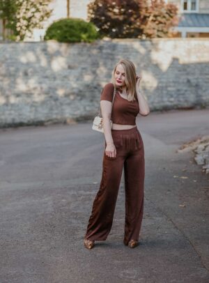 Buy Brown Trousers & Pants for Women by FASHION BOOMS Online | Ajio.com