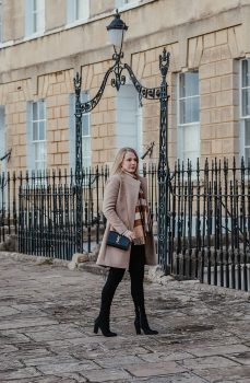 The Reiss Petite Mia Camel Coat Outfit FORD LA FEMME