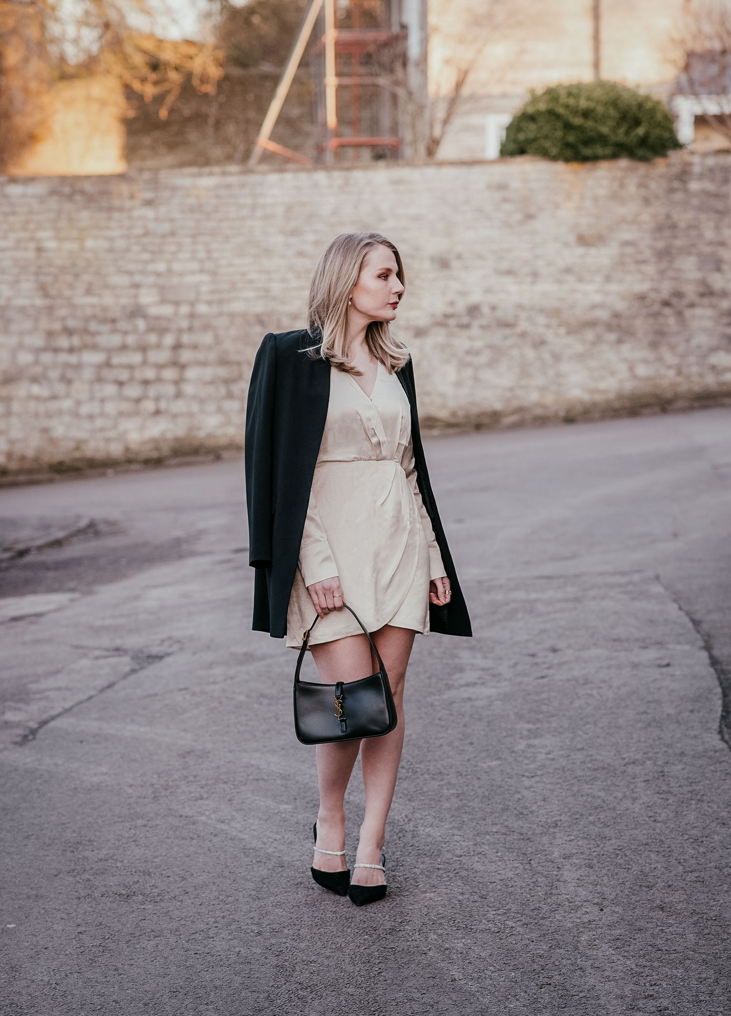 How To Style An Elegant Satin Long Sleeve Dress - FORD LA FEMME
