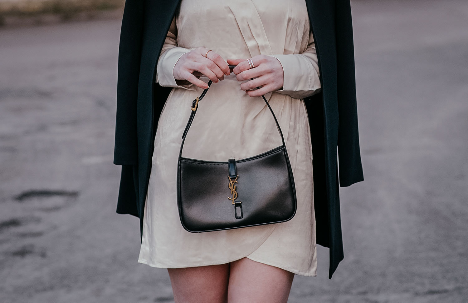 How To Style An Elegant Satin Long Sleeve Dress - FORD LA FEMME